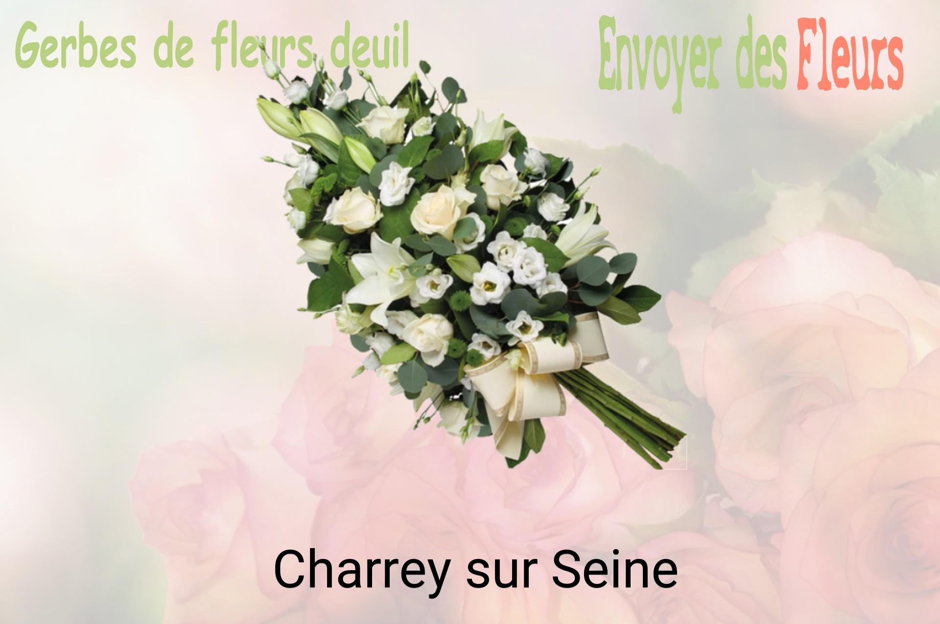 Gerbe de fleurs de deuil livrée à Charrey-sur-Seine